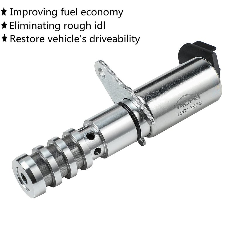 YAOPEI Variable Valve Timing Solenoid 12615873 12602516 Exhaust Camshaft Position Actuator Compatible with Chevy Trailblazer Colorado GMC Envoy Canyon Buick Rainier Hummer H3 - Image 2